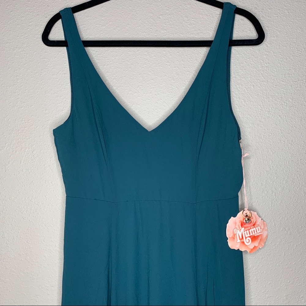 NWT Show Me Your MuMu Jade Jenn Maxi Dress - Picture 5 of 7